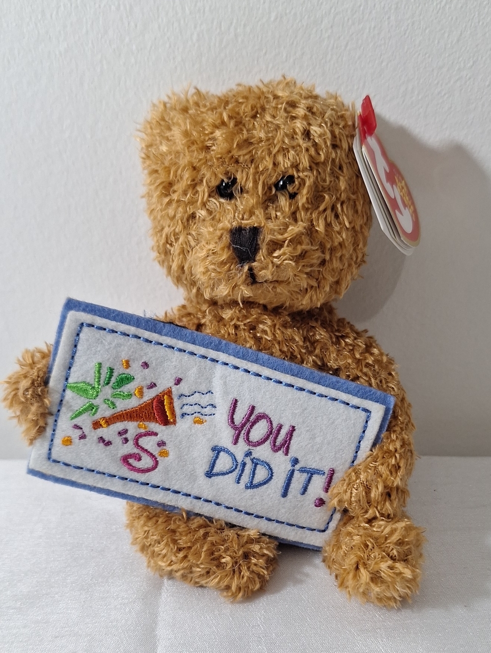 YOU DID IT Bear TY Beanie Babies